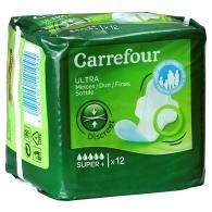 Serviettes hygiéniques super+ Carrefour