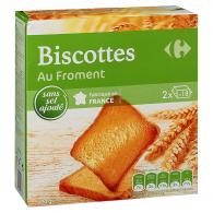 Biscottes au froment Carrefour