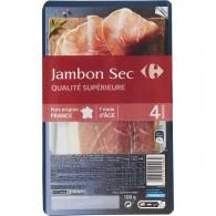 Jambon sec supérieur Carrefour