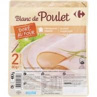 Blanc de poulet doré au four Carrefour