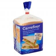 Pain de mie nature spécial sandwich Carrefour