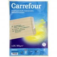Pochettes kraft C4 Carrefour