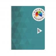 Cahier agrafé 17×22 96p 90g Seyes coloris assortis Carrefour