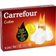 Allume-feu cubes sans odeur Carrefour