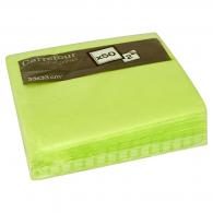 Serviettes en papier 33×33 cm vert Carrefour Home