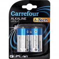 Piles I-Tech Alkaline LR14/C 1,5 V Carrefour