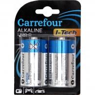 Piles I-Tech Alkaline LR20/D 1,5 V Carrefour