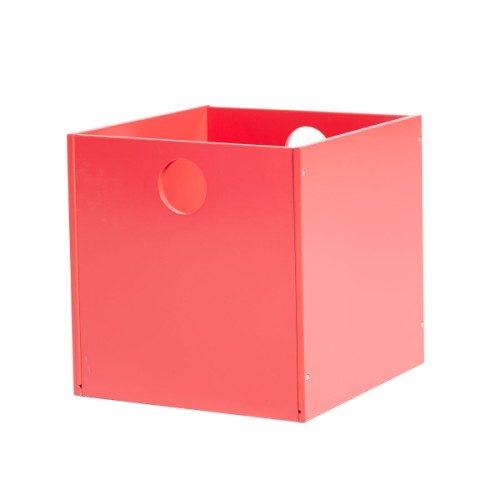 Boîte de rangement rouge