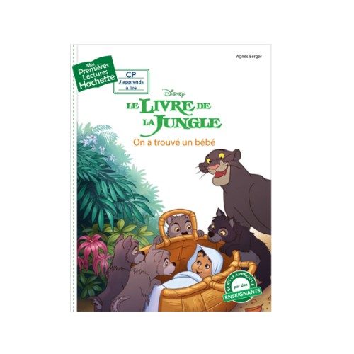 Livre Le livre de la jungle On a trouvé un bébé Mes 1ères lectures