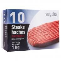 Steaks hachés pur bœuf