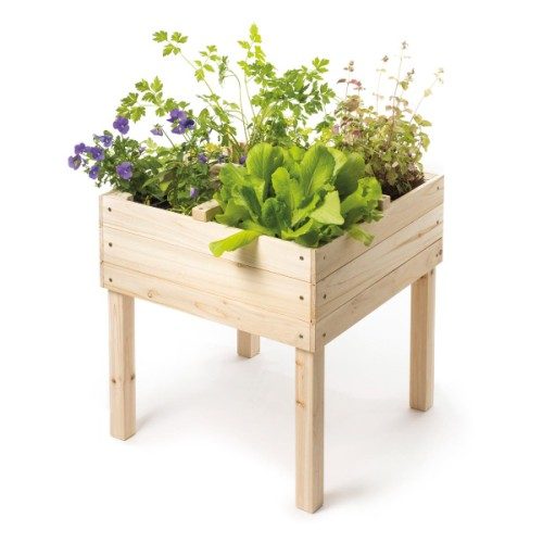 Carré potager en bois