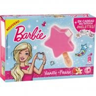 Glaces vanille fraise Barbie