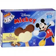 Glaces vanille & chocolat au lait Disney