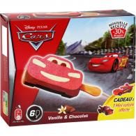 Glaces chocolat & vanille Cars