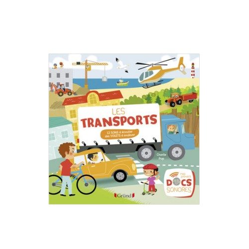 Livre sonore Les transports Mes premiers docs sonores