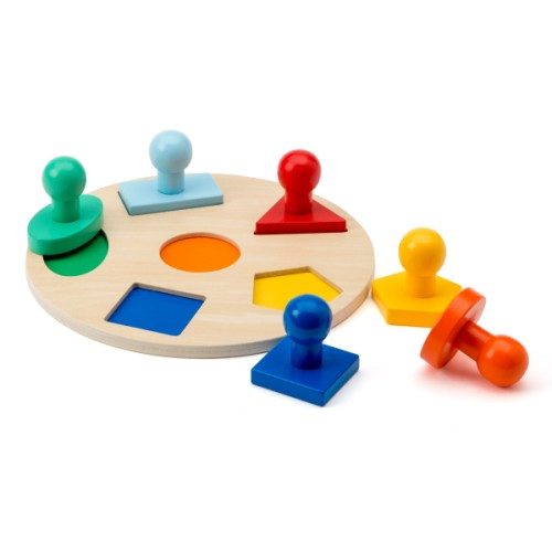 Jeu de formes géométriques et couleurs