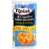 Coquilles St-Jacques fondue de poireaux Tipiak