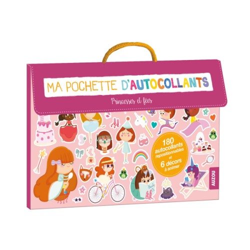 Pochette d’autocollants Princesses et fées