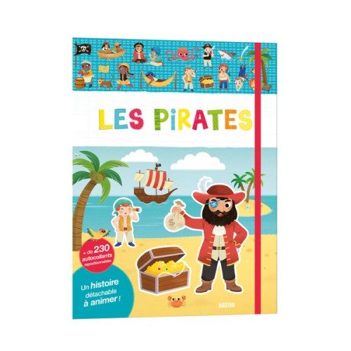 Livre Mes 1ers autocollants Les pirates