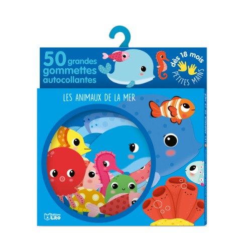 50 grandes gommettes La mer Petites mains