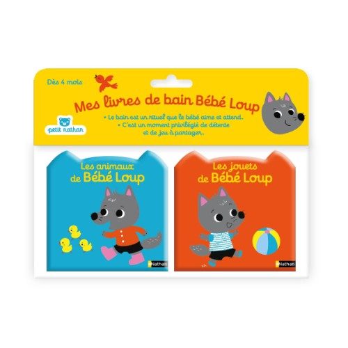 Livre de bain bébé loup