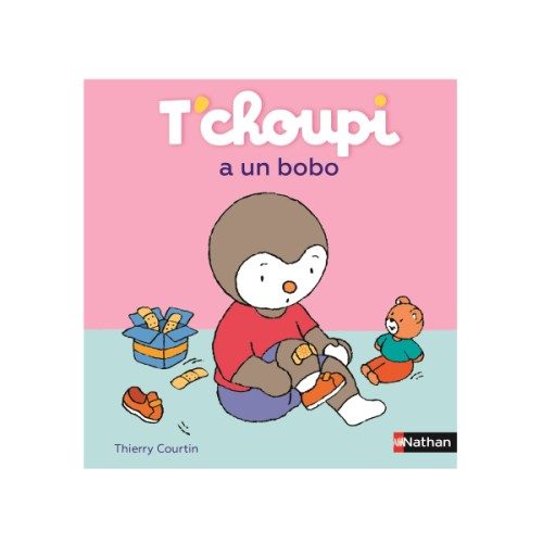 Livre T’choupi a un bobo