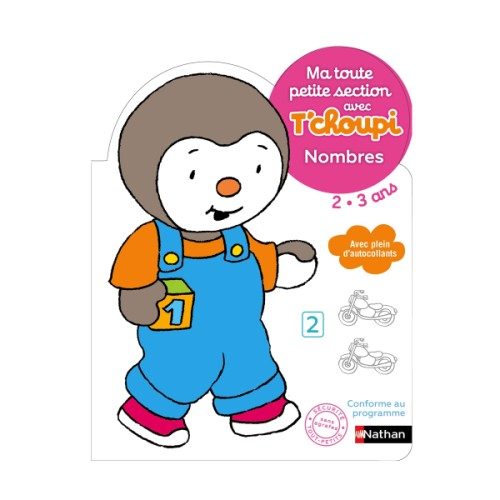 Livre Ma toute petite section avec T’choupi Nombres