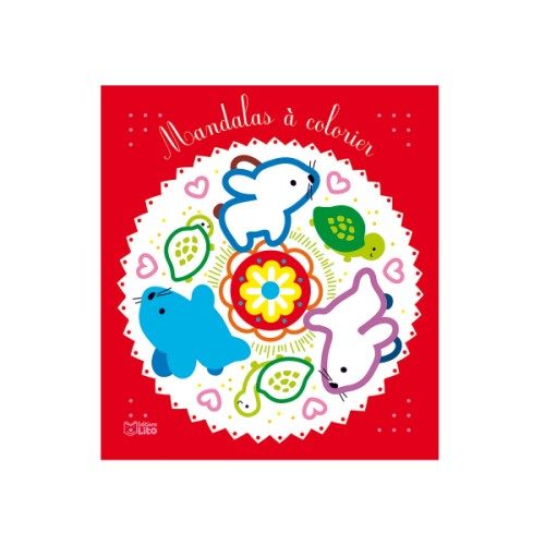 Livre Mandalas à colorier Les petites lapins