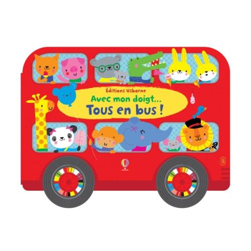 Livre Avec mon doigt… Tous en bus !