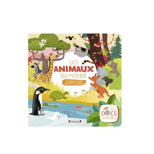 Livre sonore Les animaux du monde Docs sonores
