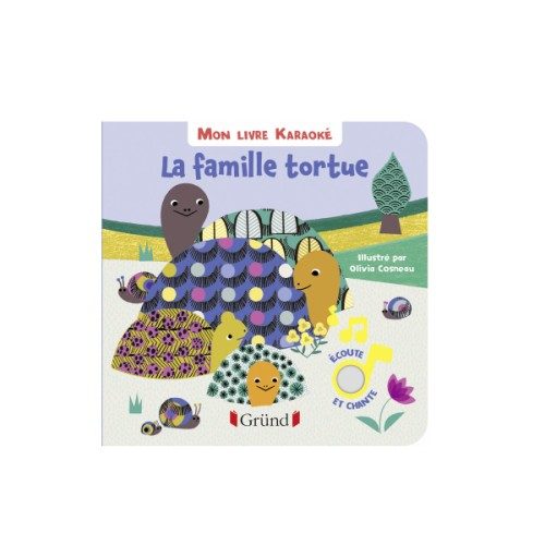 Livre sonore La famille tortue Mon livre karaoké