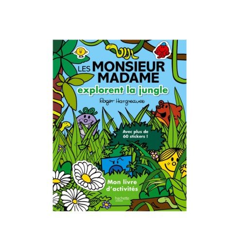 Livre Les Monsieur Madame explorent la jungle