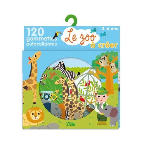 120 gommettes Le zoo