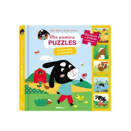 Livre Coquin part à l’aventure Mes premiers puzzles