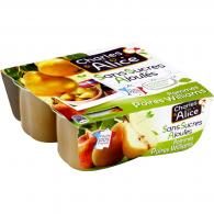 Compotes pommes poires Williams Charles & Alice