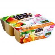 Compotes pommes mangues Charles & Alice
