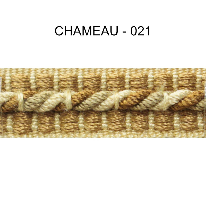 Galon cordonnet 12 mm Chameau 021