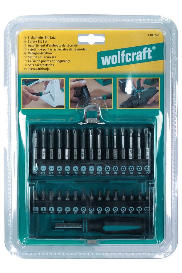 Coffret embouts de sécurité embouts de sécurité WOLFCRAFT