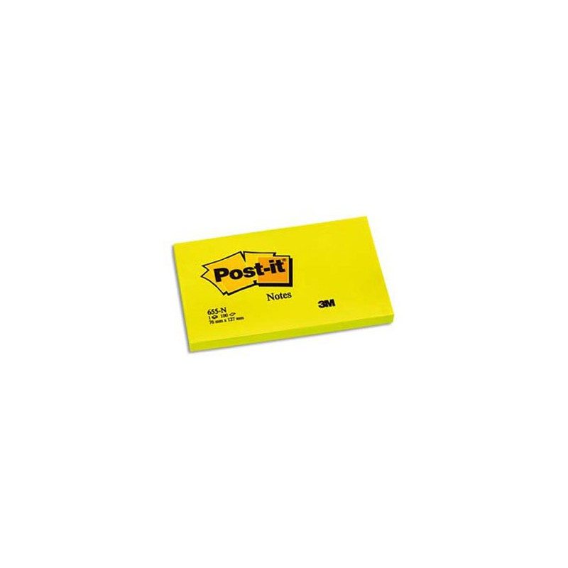 Notes Post-it® 655 jaune pastel – Post-it®