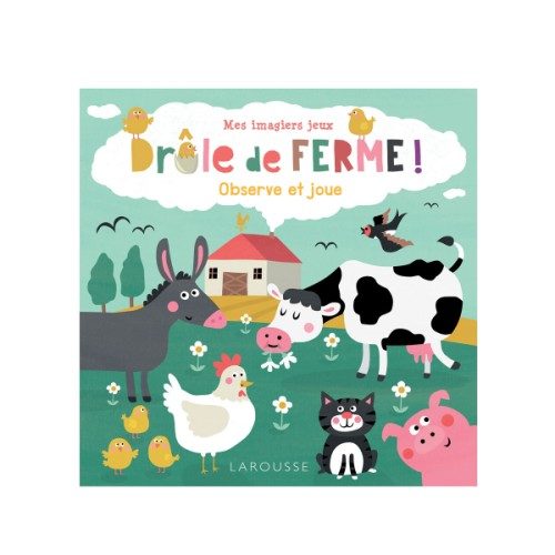 Livre Mes imagiers jeux Drôle de ferme