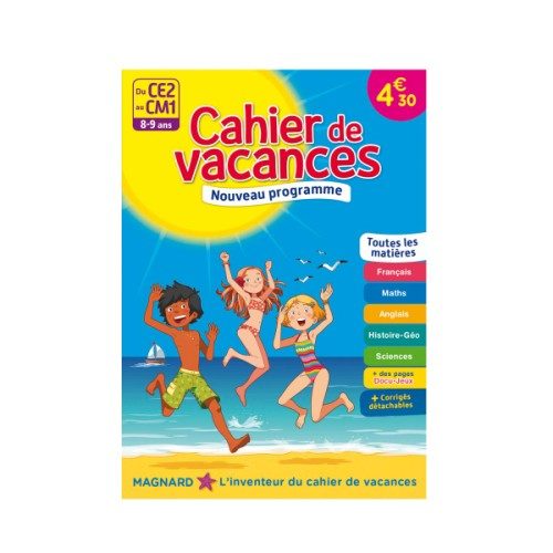 Cahier de vacances Du CE2 au CM1