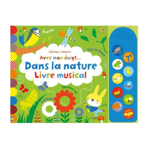 Livre sonore Avec mon doigt… les bruits de la nature