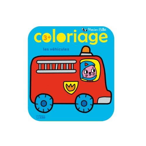 Livre Coloriage les véhicules
