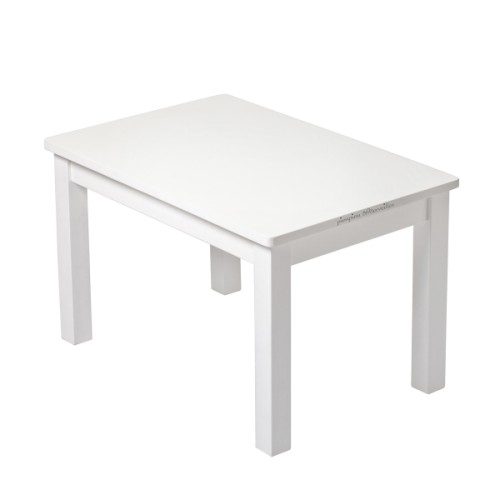 Table rectangulaire pour tout-petits blanche