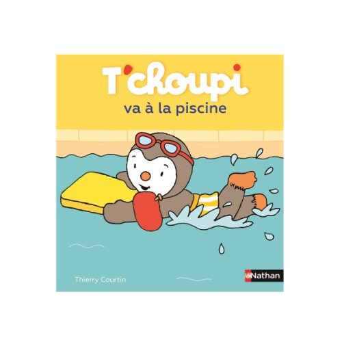 Livre T’choupi va à la piscine