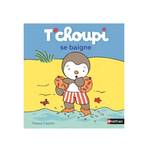 Livre T’choupi se baigne