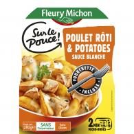 Plat cuisiné poulet potatoes Fleury Michon