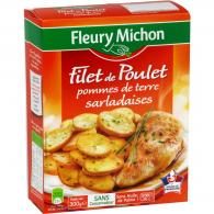 Plat cuisiné filet de poulet/pommes de terre Fleury Michon