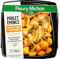 Plat cuisiné poulet émincé/pomme de terre Fleury Michon