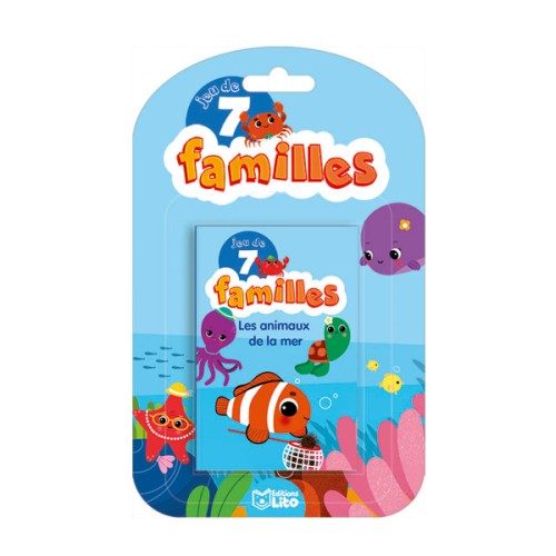 Jeu de 7 familles Les animaux de la mer
